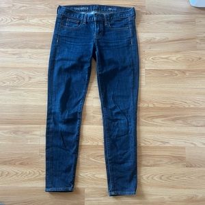 J. crew size 26 toothpick ankle jeans